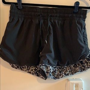 Reversible Black and White Lululemon Shorts